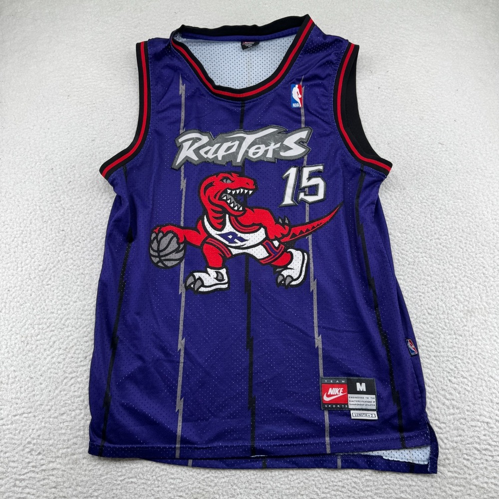 Vintage Nike Team Toronto Raptors Vince Carter Jersey Mens Medium Purple Stitch